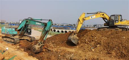 柳江区东六路（柳江东外环）项目建设：干劲足 提速快